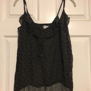 Camisole polka dot tank top
